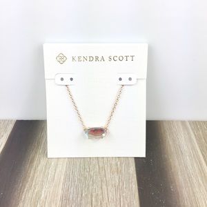 Kendra Scott Ever dichroic rose gold necklace